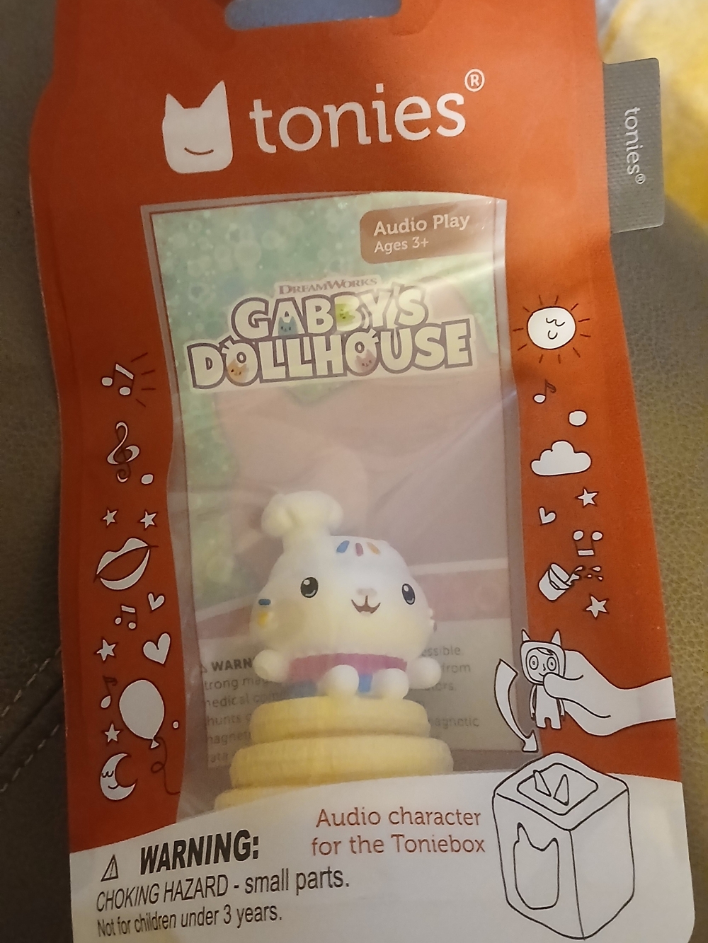Tonies Gabby's Dollhouse Audio Character - Cream/Yellow